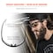 Ergodyne SKOLL, Safety Glasses, Anti-Scratch & Fog-Off+, Indoor/Outdoor Lens, Matte Black Frame, Half-Frame SKOLL-AFAS - alternate 5